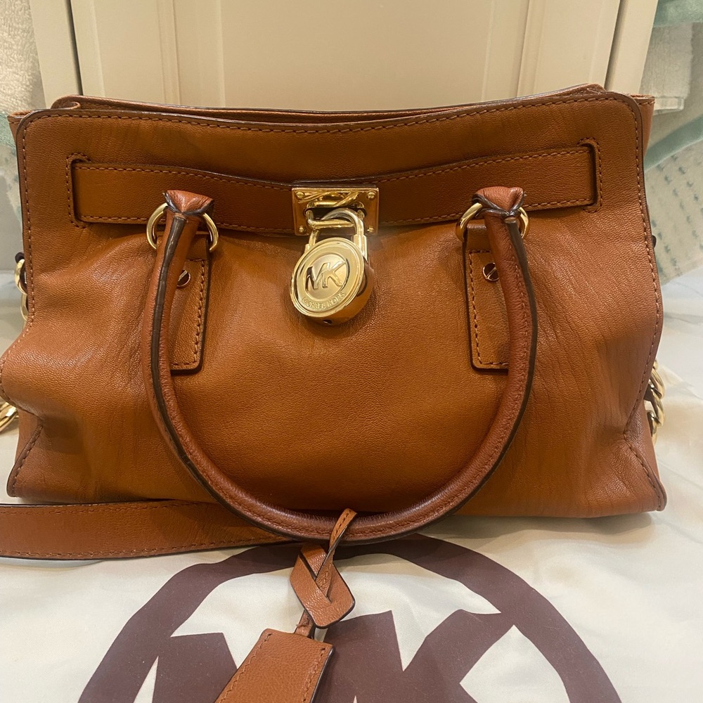Michael Kors Brown Satchel Bag